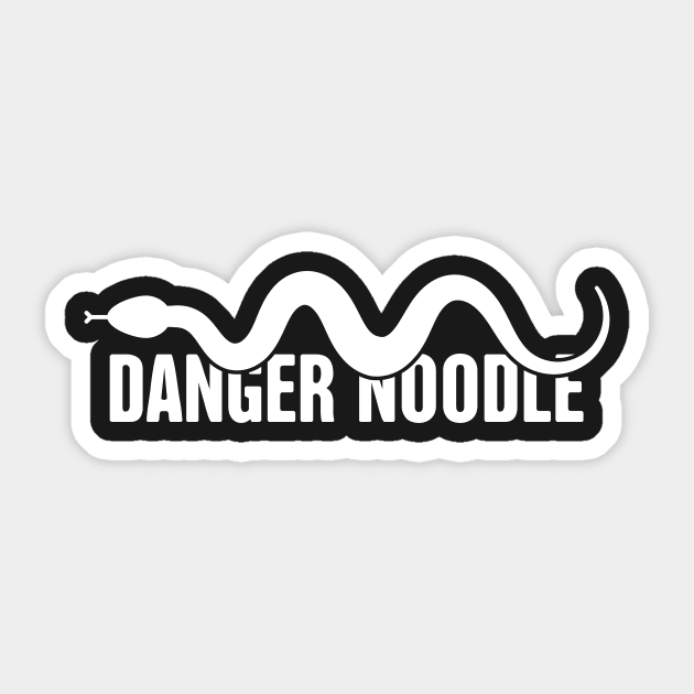 Danger Noodle | Funny Pet Snake Snek Meme Sticker by MeatMan